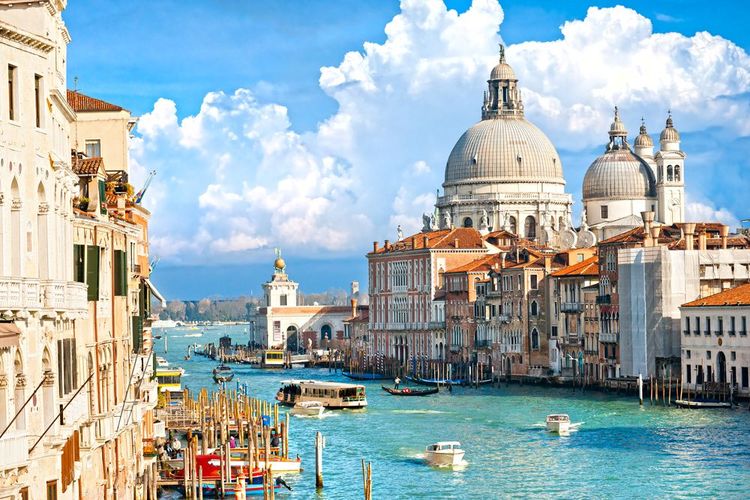 Le Grand Canal de Venise.