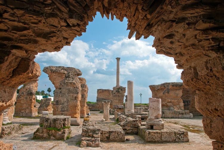 Les ruines de Carthage
