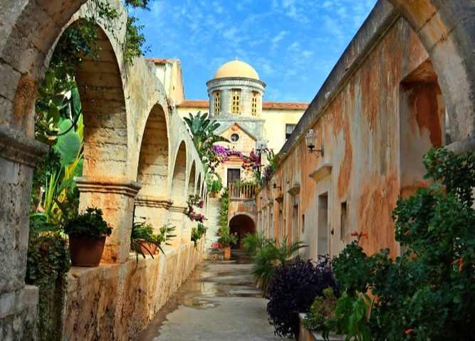 Le monastère d'Agia Triada ou Sainte-Trinité