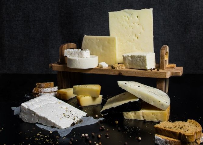 Sélection de fromages crétois