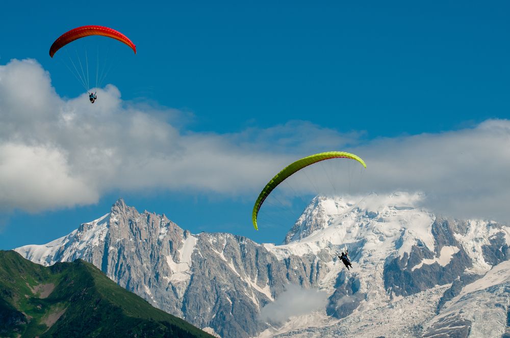 Paragliding experience in Chamonix-Mont-Blanc