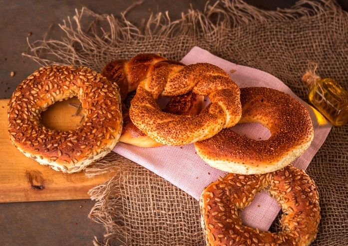 Bagels turcs nommé gevreks