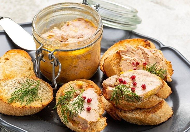 Foie gras du ses toasts