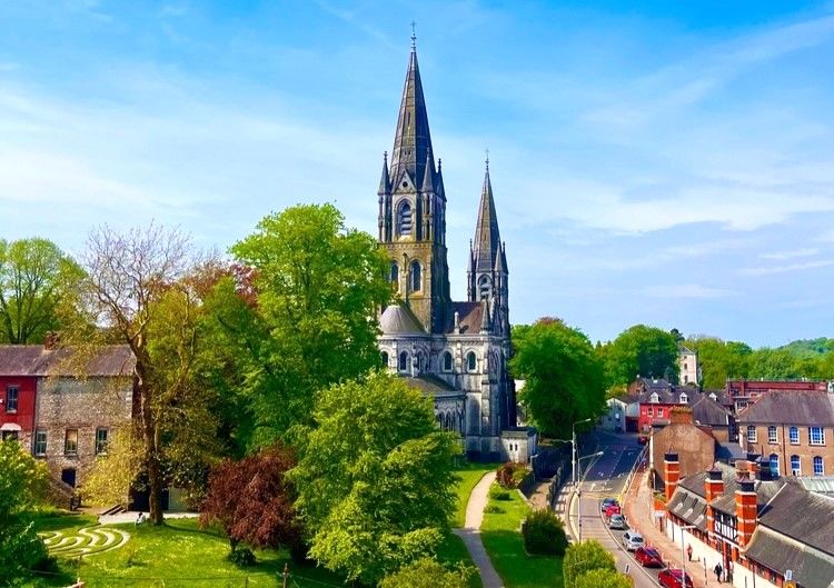 La cathédrale Saint-Fin-Barre vue du haut du fort Elizabeth à Cork