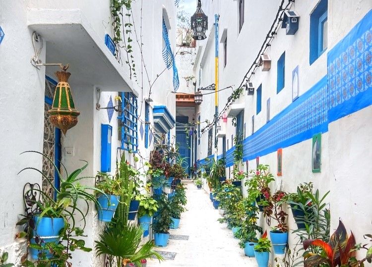 Ruelle dans la médina de Tanger