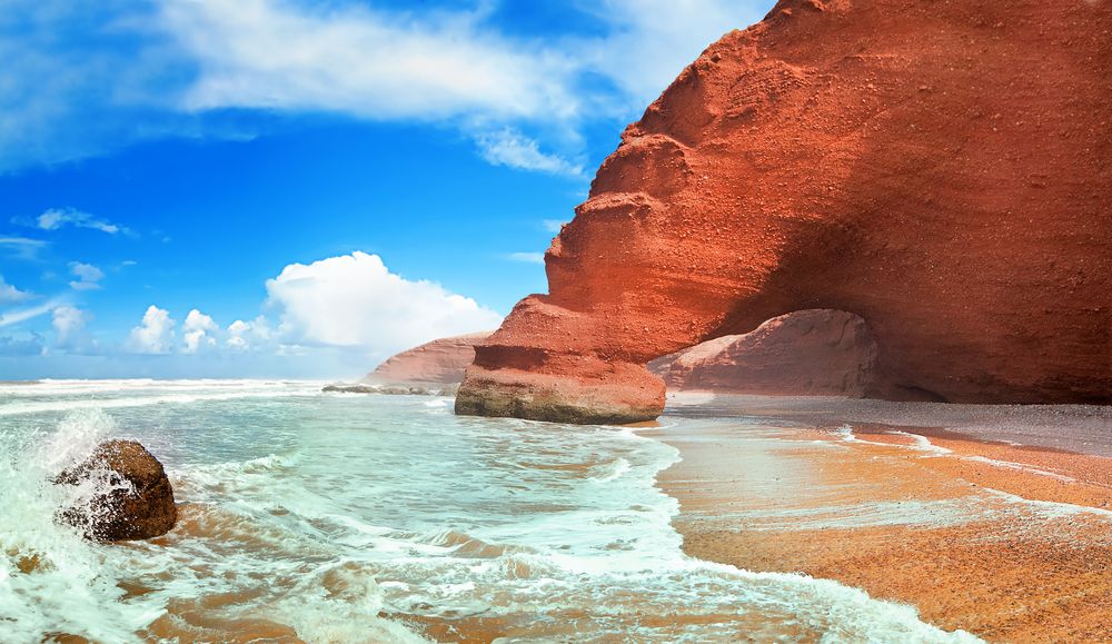 Plage de Legzira, à proximité d'Agadir