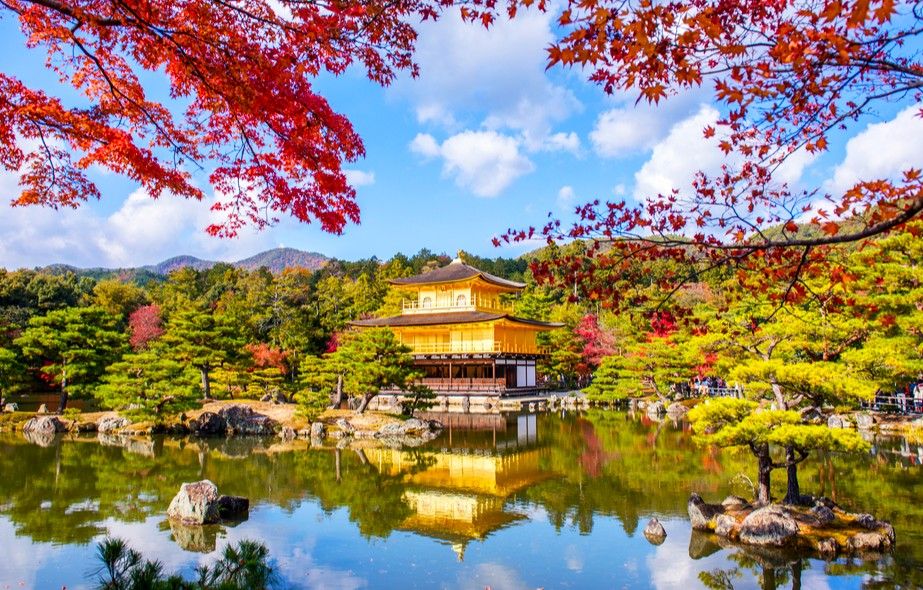 Le Pavillon d'Or, un chef-d'œuvre étincelant au cœur de Kyoto
