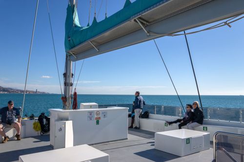 Boat trip along the Malaga coastline