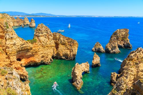 Ponta da Piedade in Algarve, Portogallo