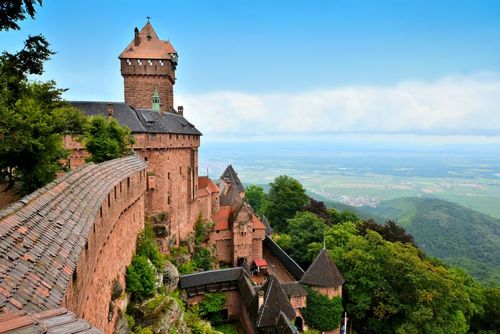 Das Schloss Haut-Koenigsbourg