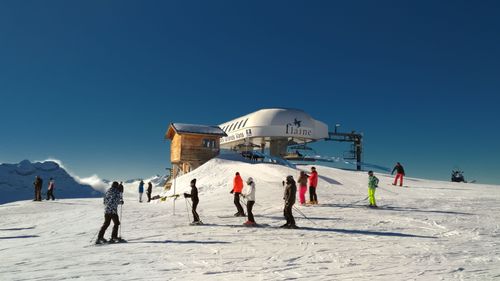 La estación más alta del Grand Massif.