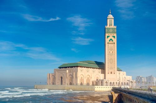Besuch der Moschee Hassan II, einem architektonischen Juwel