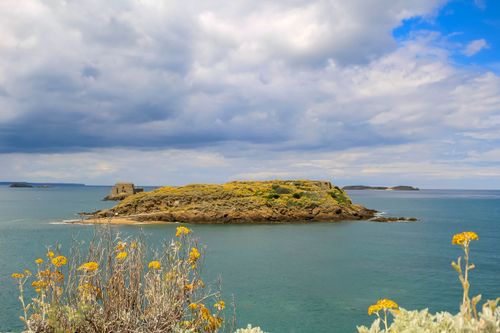 The island of Grand Bé, breathtaking views