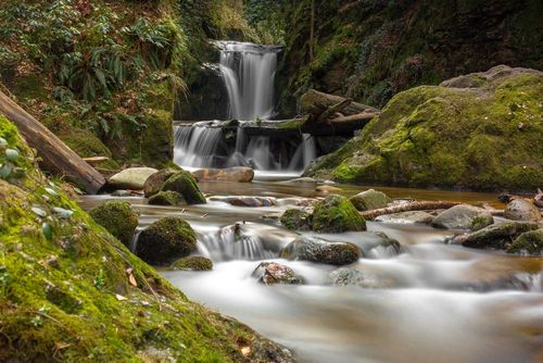 La cascata di Geroldsau, in Germania