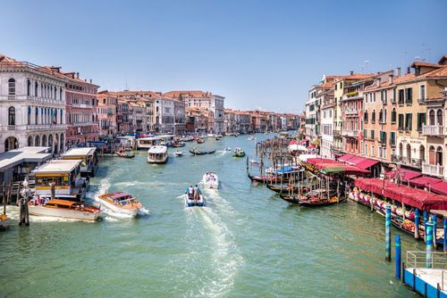 Der Canal Grande, Venedig auf dem Wasser