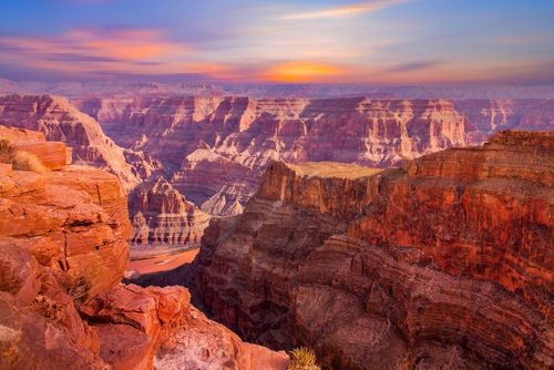 Il mitico Grand Canyon dall'alto