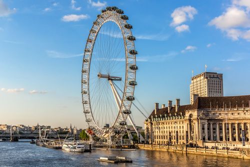 Breathtaking views over London from the London Eye