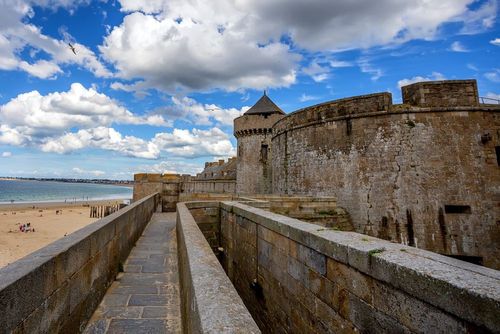 The ramparts of Saint-Malo