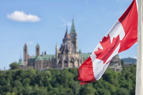 La collina del Parlamento a Ottawa, simbolo del Canada