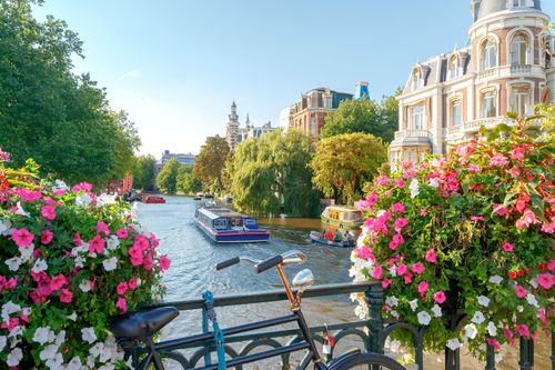 A cruise on the canals of Amsterdam