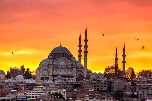 Die historische Süleymaniye-Moschee