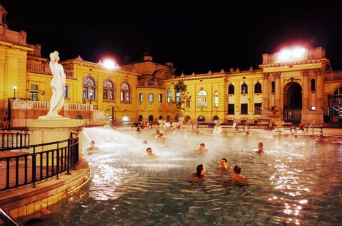 Kurorte, tanken wir mit Einheimischem auf