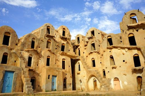Camino del Ksour, en el sur de Túnez