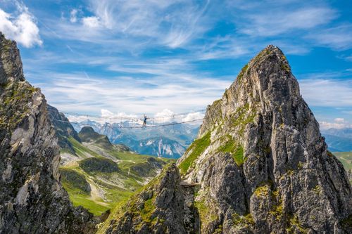 Emozioni e avventura sulla via ferrata di Les Bourtes