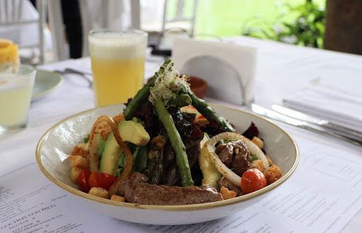 A Peruvian dish served at the Larco museum restaurant